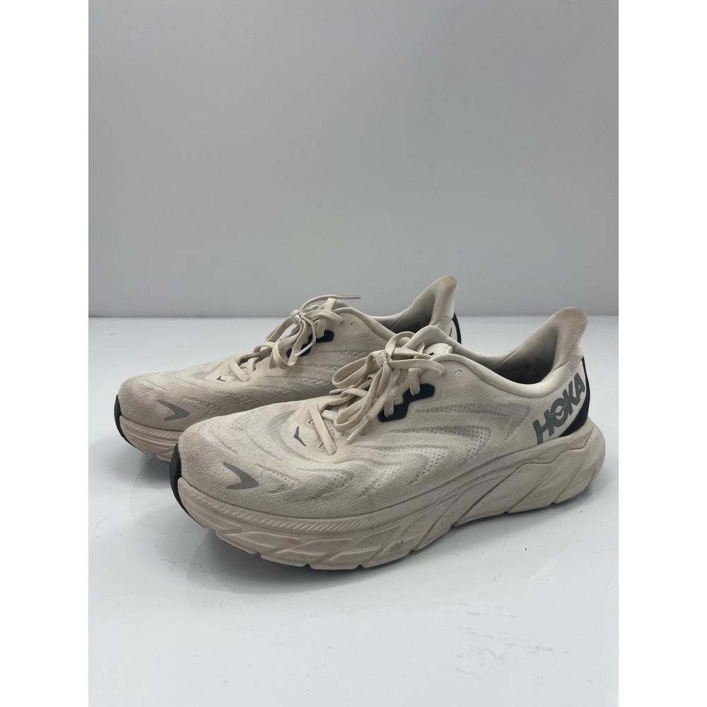 Hoka Arahi 6 Mens Running Shoes Beige Black 1123194-BDBSW Size 10D